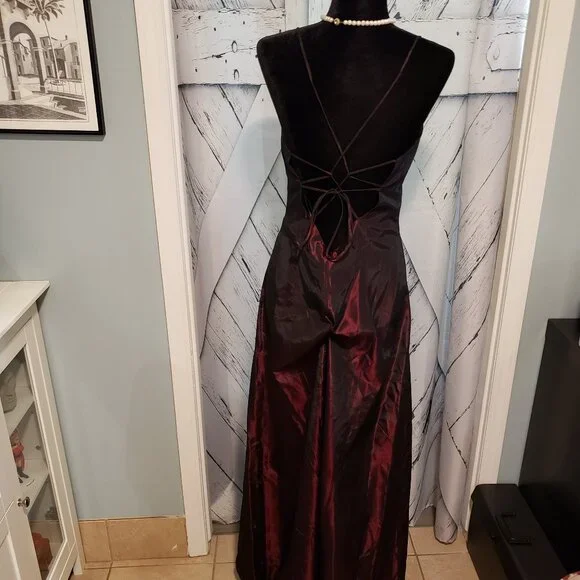 Acetate Formal Dress size 7 - Picture 9 of 12